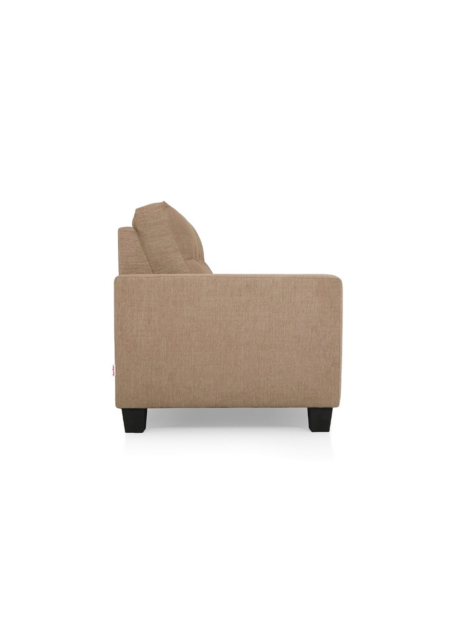 Duroflex Ease Brown Neem Wood 3 Seater Sofa