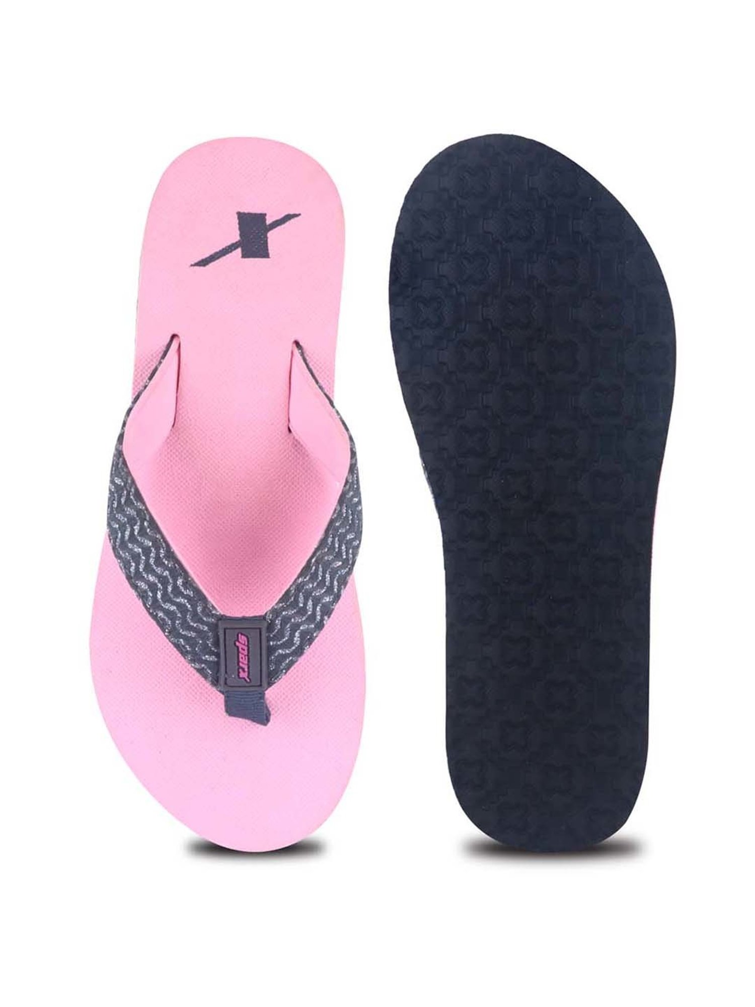 Sparx Women's Grey Flip Flops