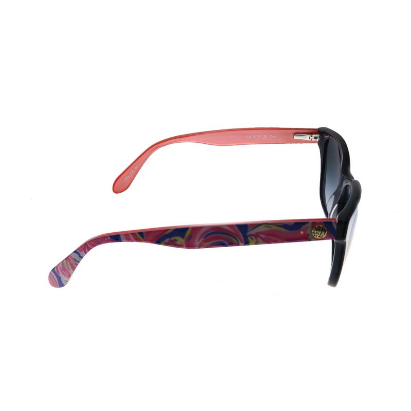 Lilly Pulitzer Pixie BL Womens Rectangle Sunglasses Blue Melon 54mm