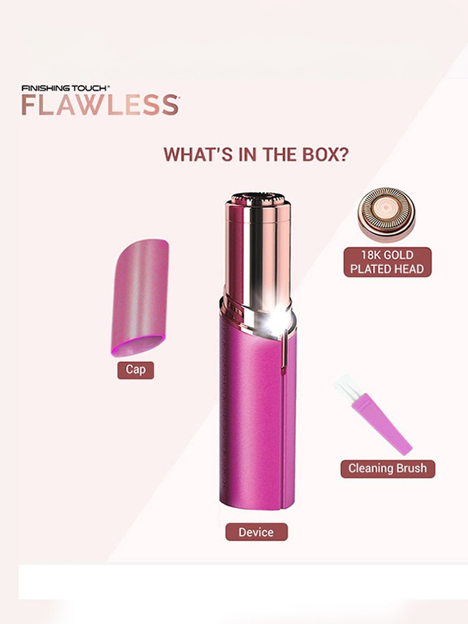 Beurer HL 70 Epilator - 30 Min Run Time (White and Gold)