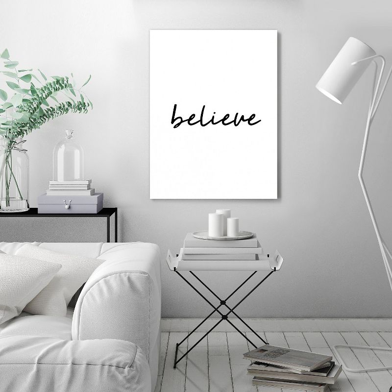 Americanflat Yay by Word Up Creative Wall Art Canvas - 11" x 14"