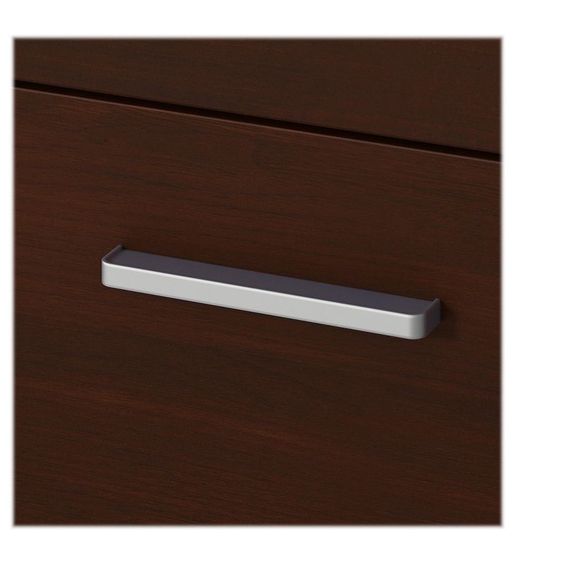 Office by kathy ireland 60 Computer Desk w/3-Drawer File Cabinet, Century Walnut MTH001CWSU