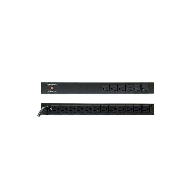 PDU15B6F12R Basic PDU 100125V15A 18 Outlets 1U Rackmount