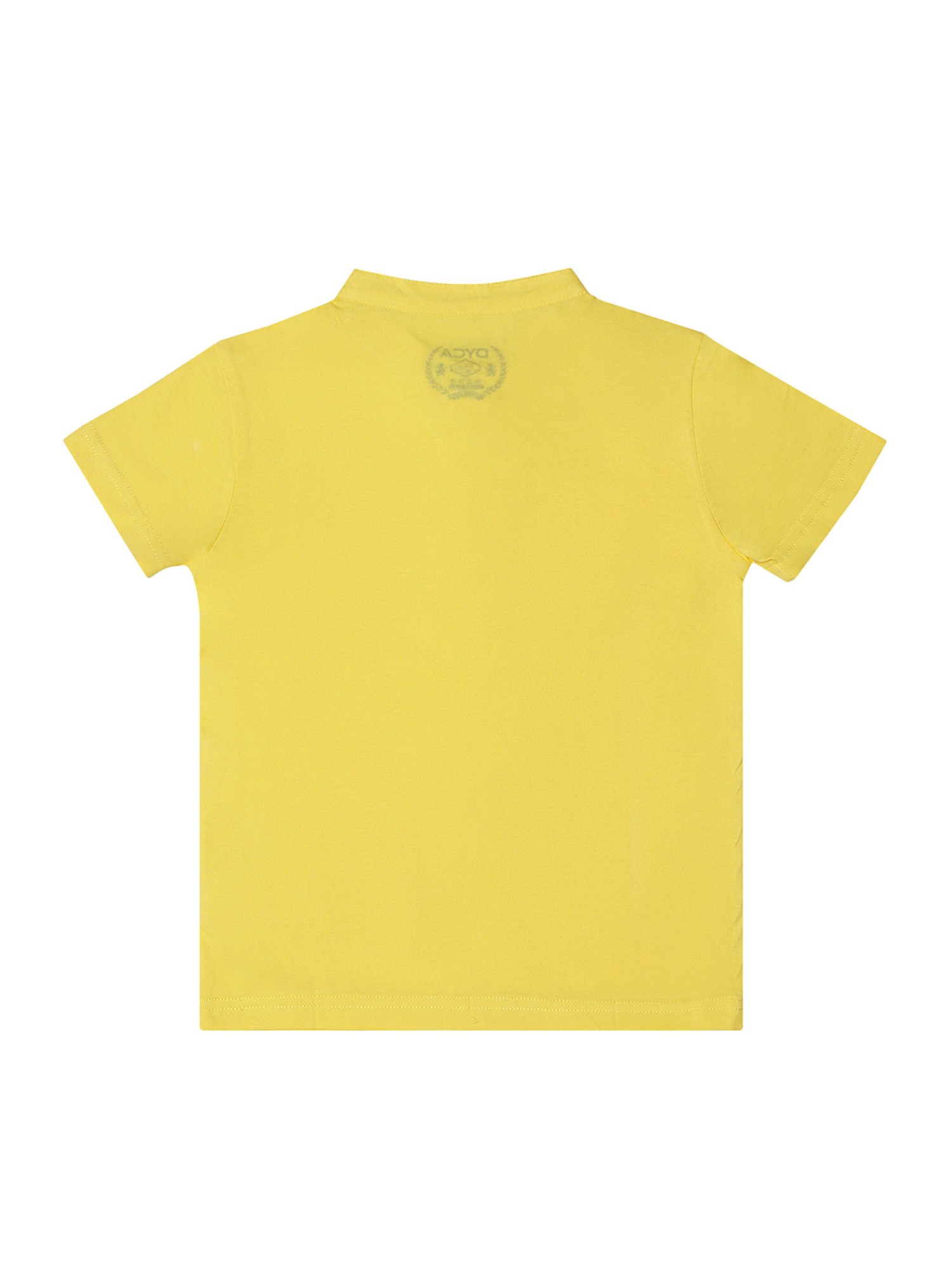 Dyca Kids Yellow Solid T-Shirt