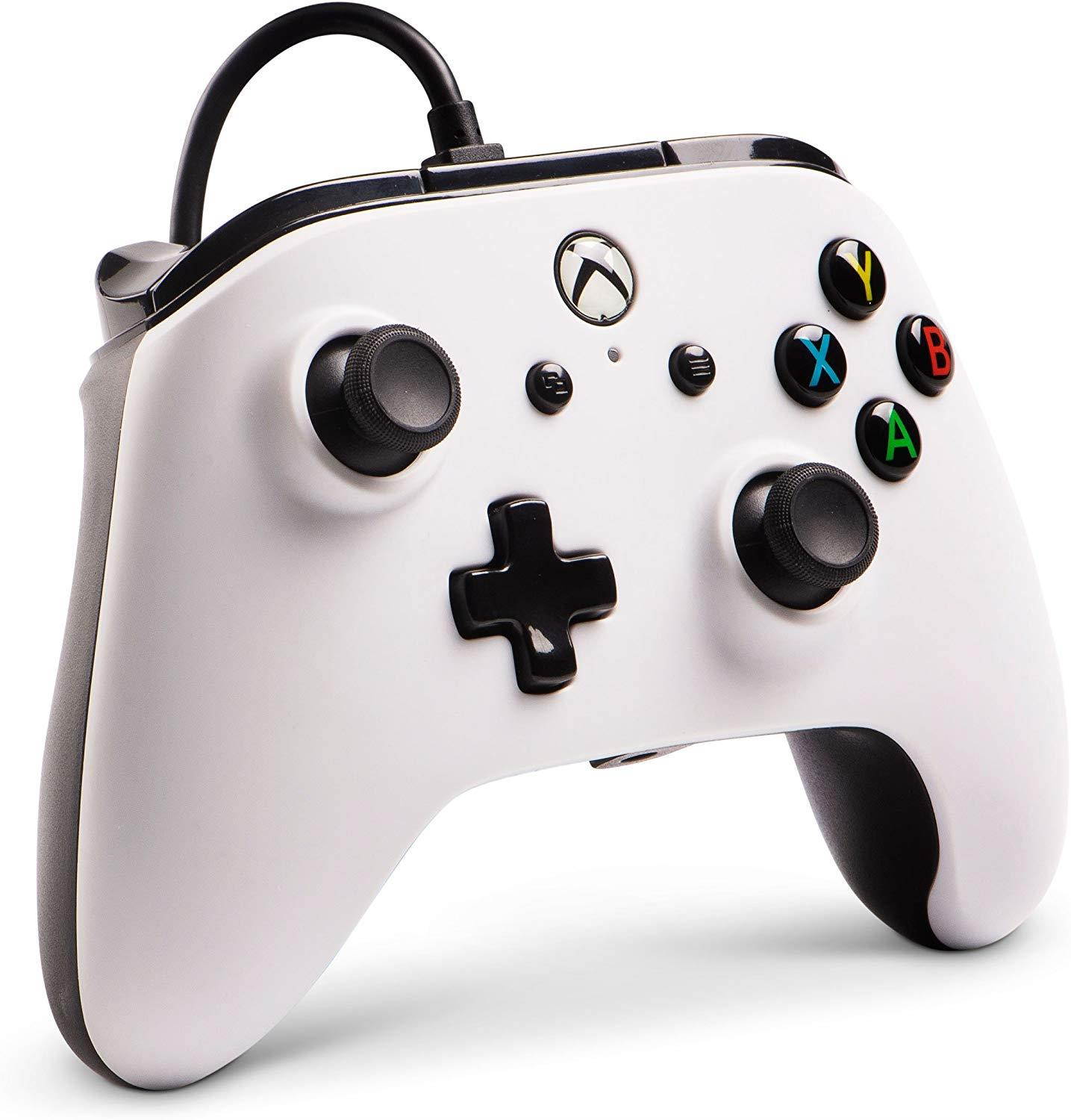 powera enhanced wired controller for xbox one  white