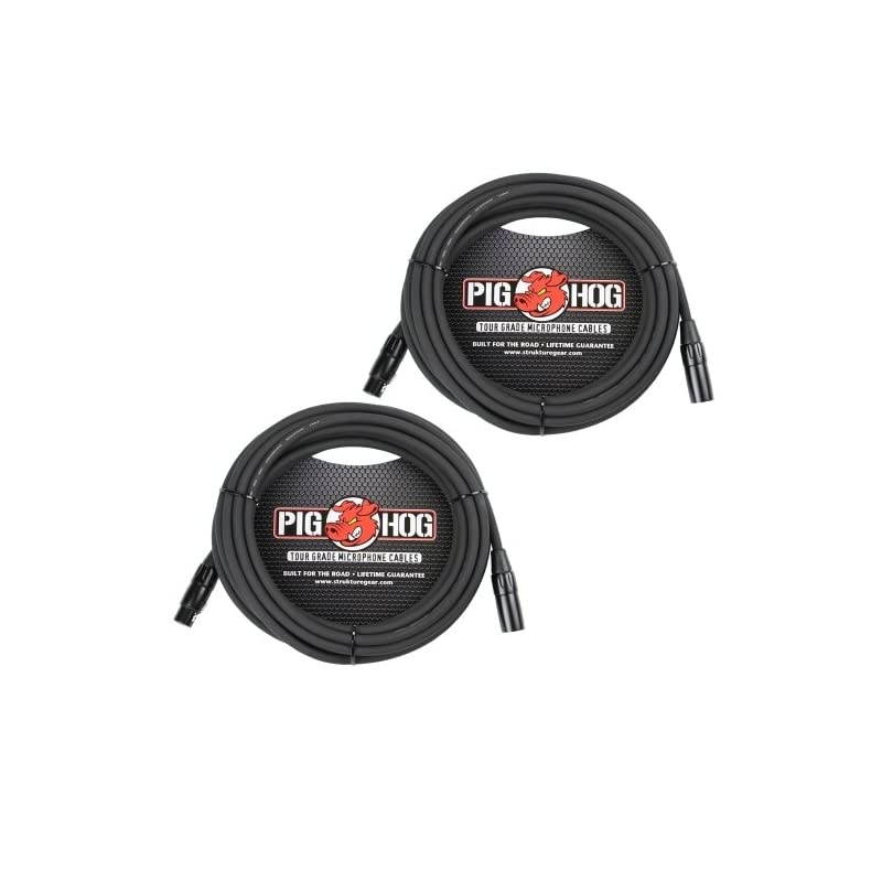 XLR 25 Foot 2 Pack Tour Grade Microphone Cables