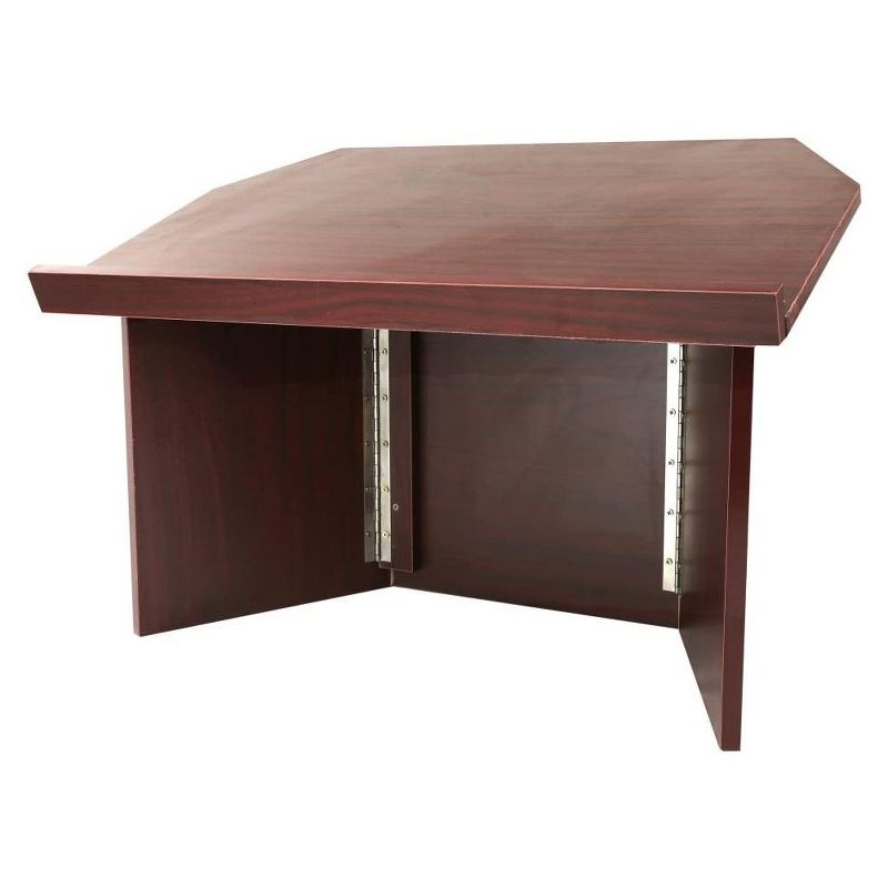 Pyle Foldable Professional Tabletop Portable Lectern Stand for Classrooms, Presentations, Lectures, Teachers and Offices