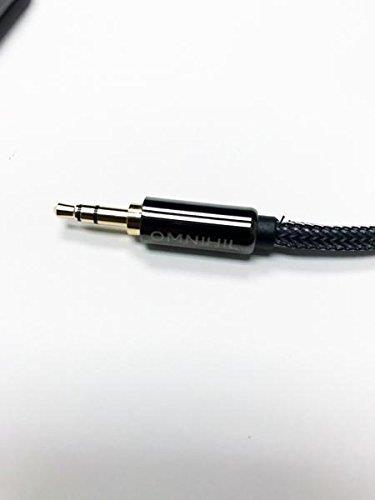 Omnihil 3.5 millimeters TRS to Dual 1/4 inch TS Premium Stereo Breakout Cable Compatible with (15 Feet /5M) Behringer X Air XR18 Tablet