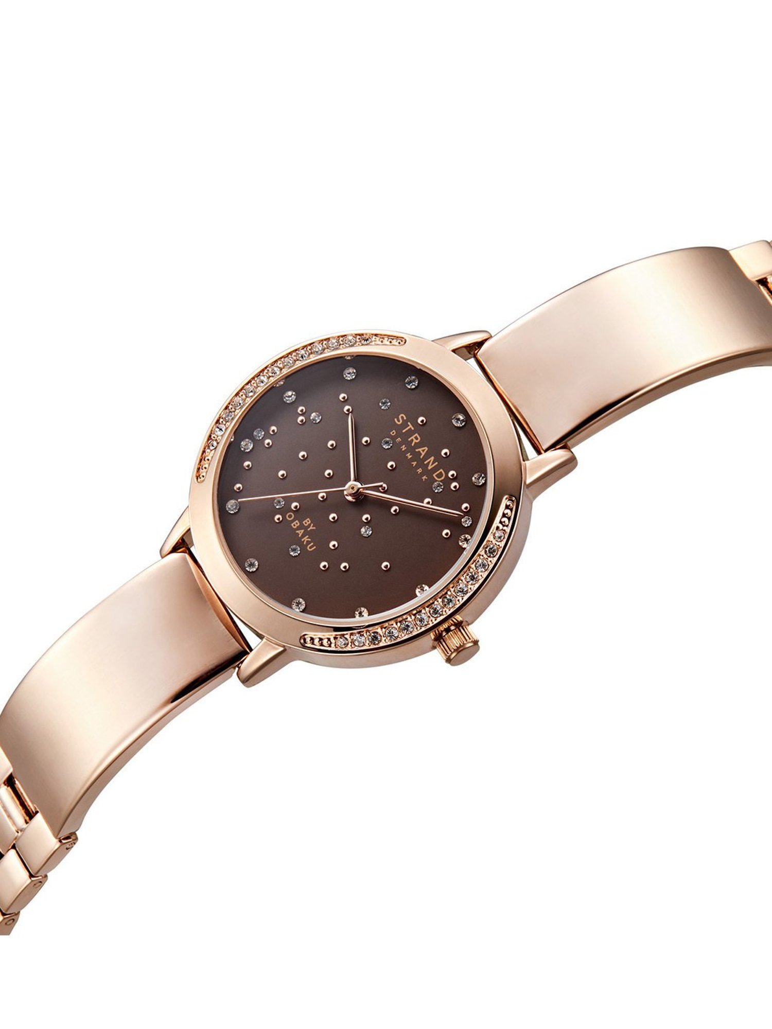 Strand By Obaku S732LHVNSV Galaxy Coffee Analog Watch for Women