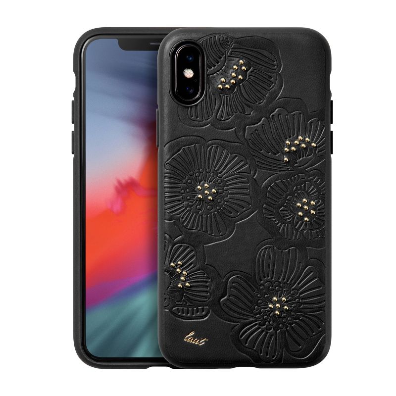 LAUT Apple iPhone XS Max Flora Case - Black