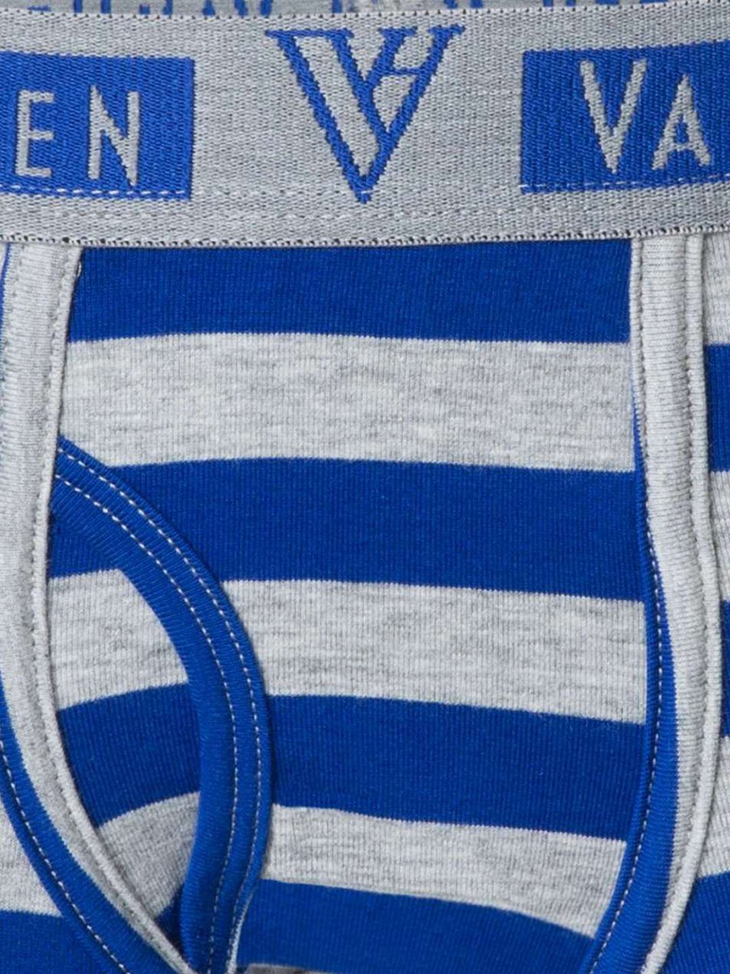 Van Heusen Regular Fit Colour Fresh Ultra Soft Striped Trunks - Pack of 2 - KDS01 , KDS05