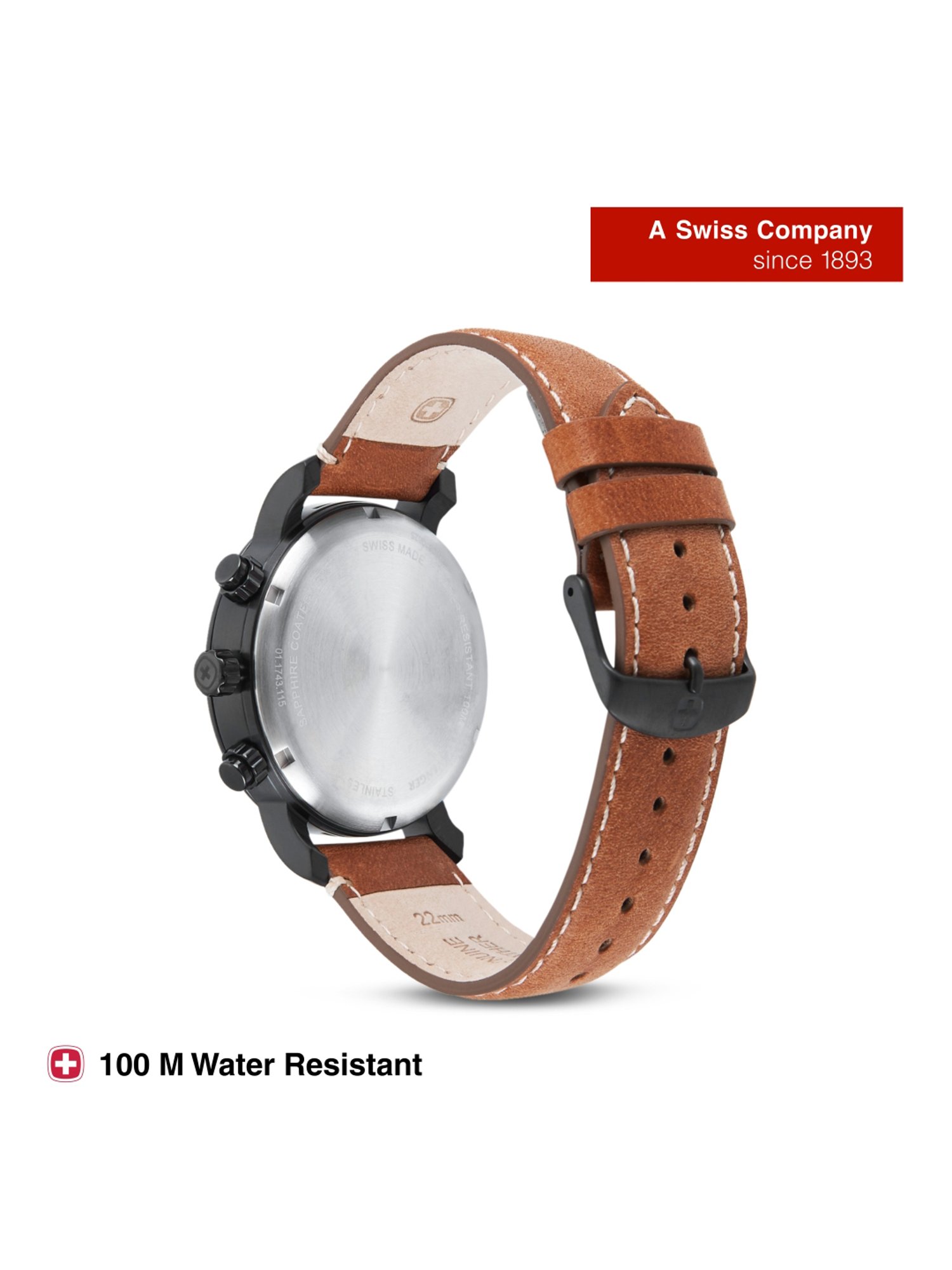 Wenger Swiss Made 01.1743.115 Urban Classic Chrono Analog Watch for Men