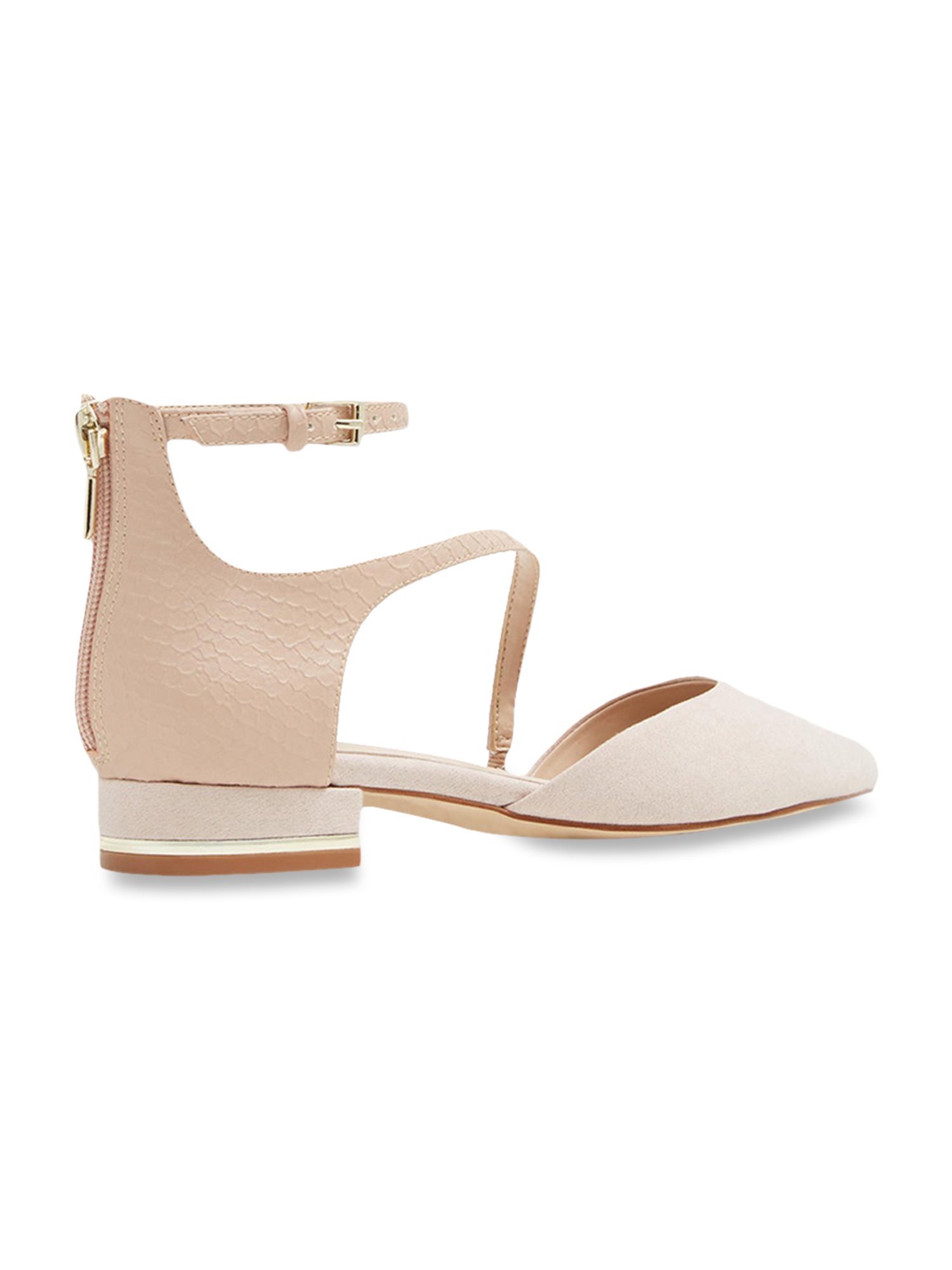 Aldo Women's Beige Ankle Strap Sandals