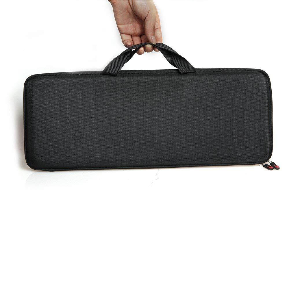 For Logitech Wireless Solar Desktop Keyboard K750 Hard EVA Travel Storage Carrying Case Cover Bag by Hermitshell