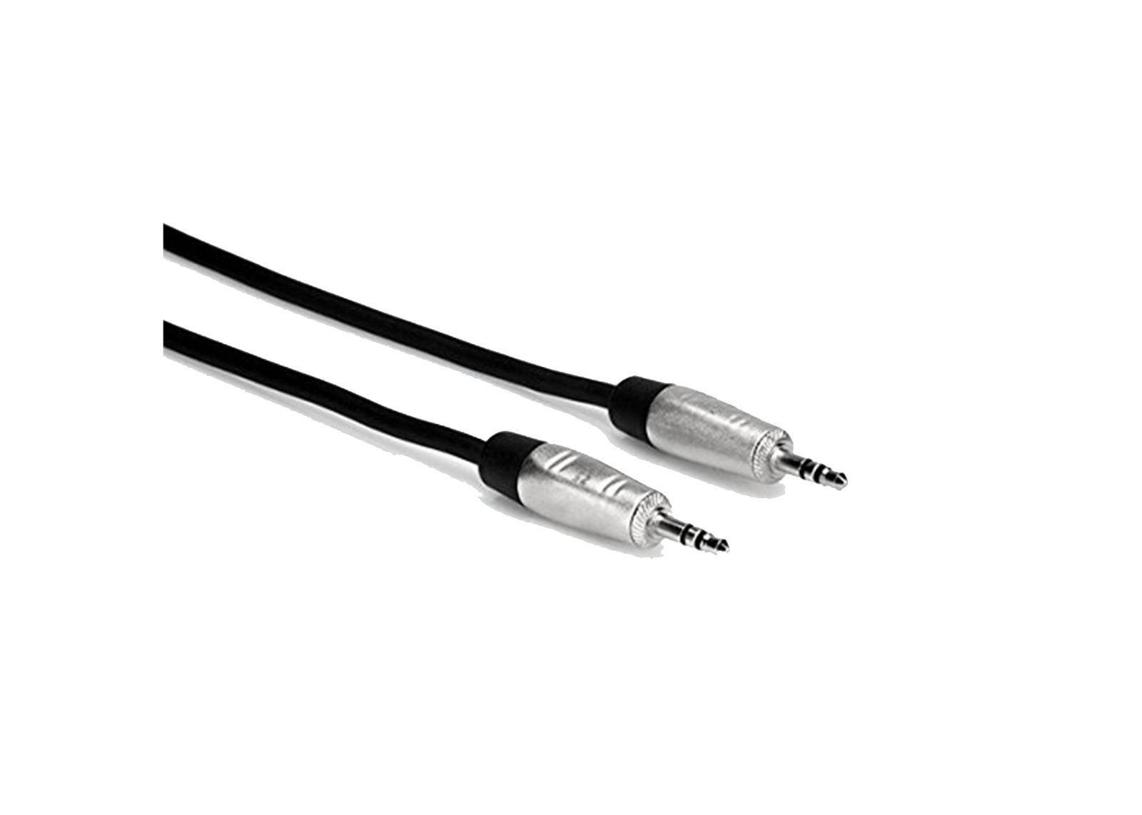 Hosa HMM-003 REAN 3.5 mm TRS to REAN 3.5 mm TRS Pro Stereo Interconnect, 3 feet