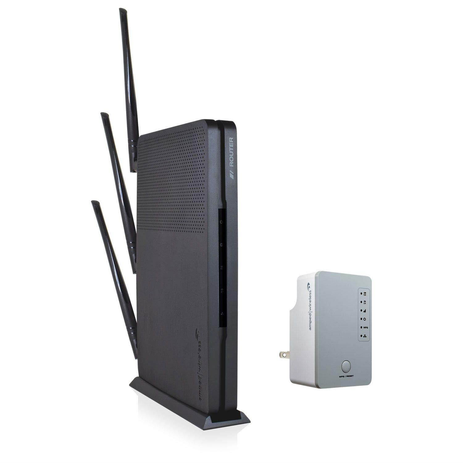 Amped Wireless B1912 Ultra Fast Wi-Fi Router and Range Extender Bundle