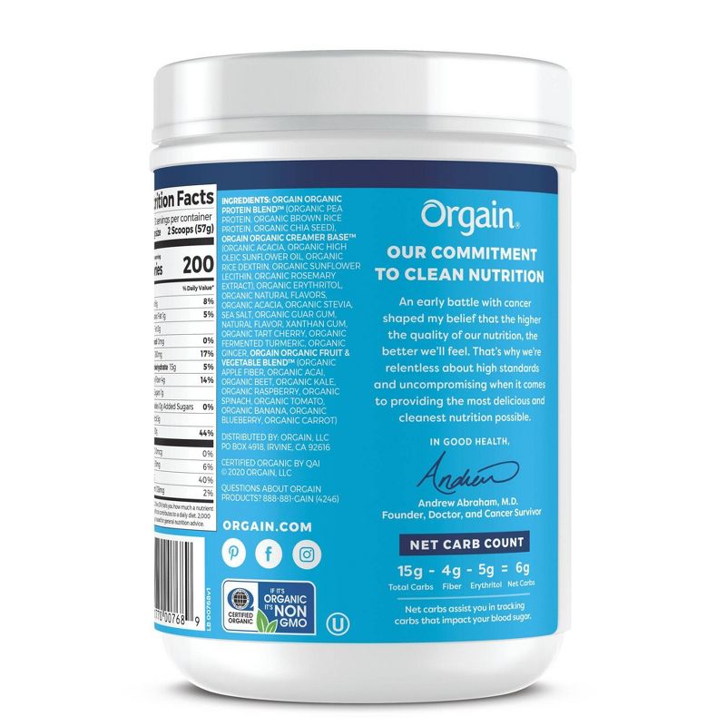 Orgain Organic Sport 30g Protein Powder - Vanilla - 20.16oz
