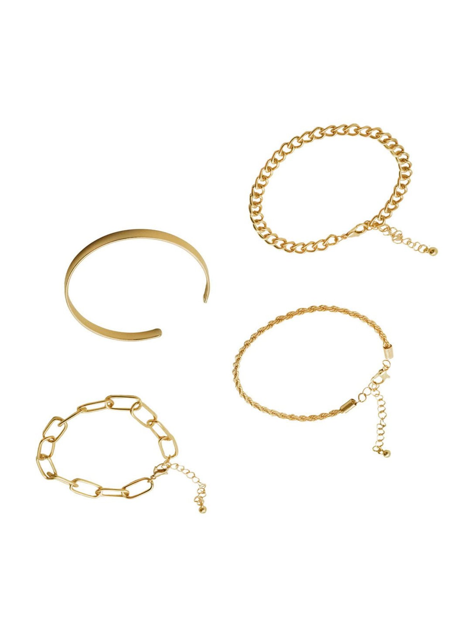 Joker & Witch We Twist Gold Bracelet - Set of 4