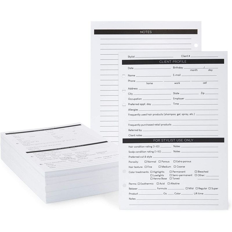 White Card Stock Half Fold Greeting Cards for DIY Craft, Notes, Glossy and Matte (8.5 x 5.5 In Folded, 100 Sheets)