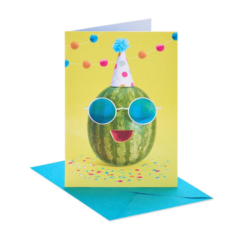Birthday Card You're One in a Melon