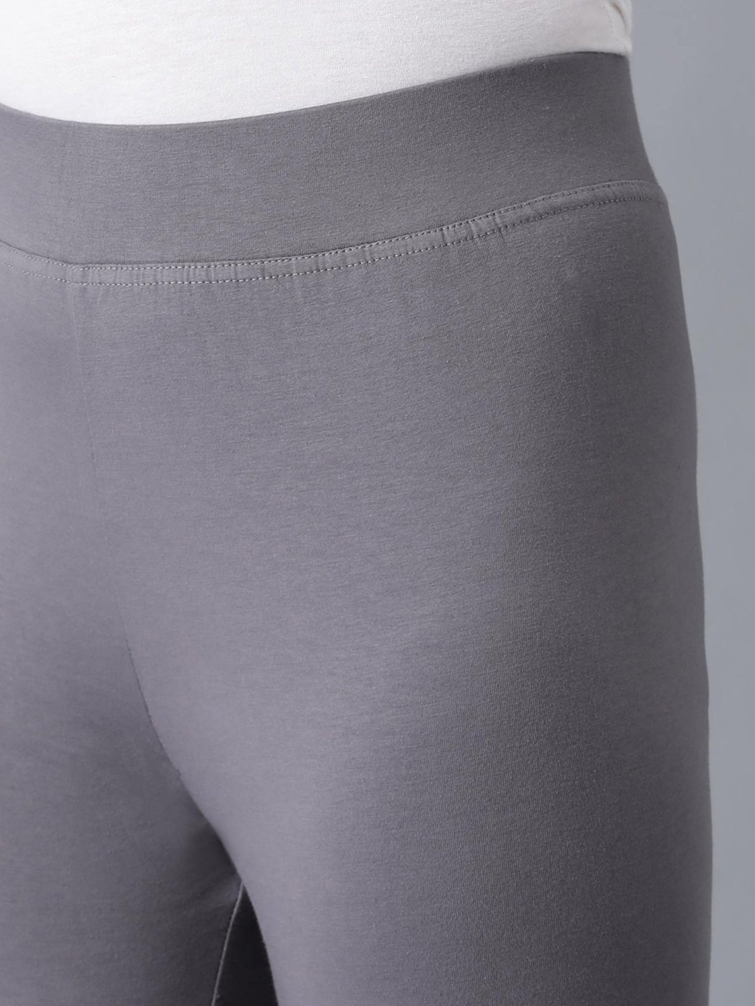 Elleven Grey Cotton Leggings