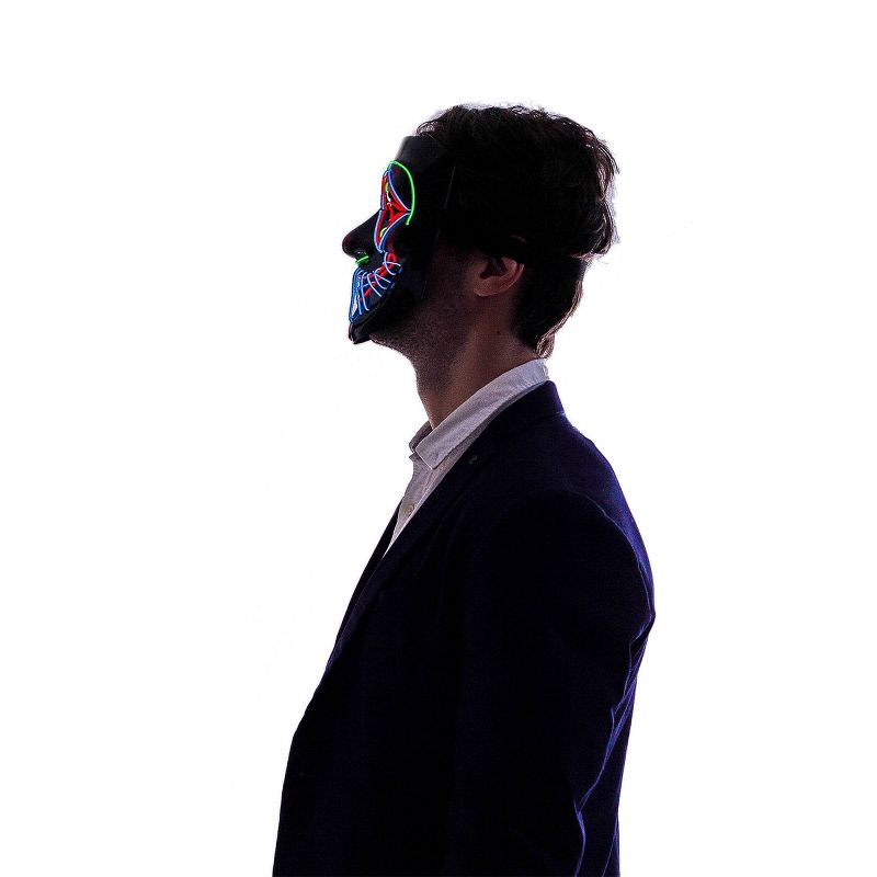 LED Scary Clown Halloween Mask