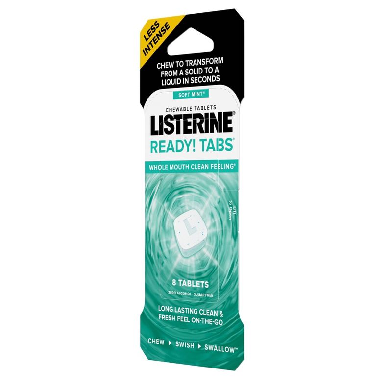 Listerine Ready Tabs Soft Mint - Trial Size - 8ct