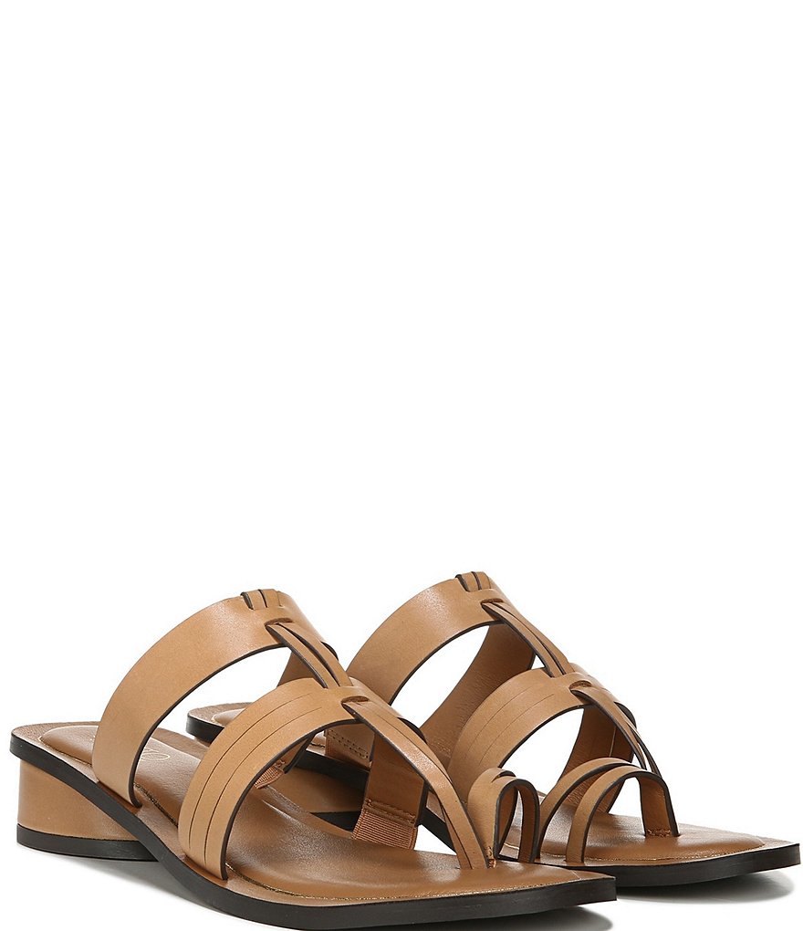 Sarto by Franco Sarto Tasha Leather Toe Ring Thong Sandals