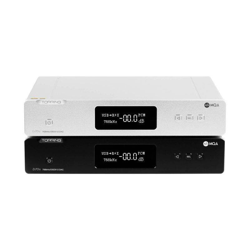 TOPPING D70S MQA AK4497*2 AK4118 Receiver DSD512 Bluetooth 5.0 32bit/768kHz XMOS XU216 Hi-Res Decoder