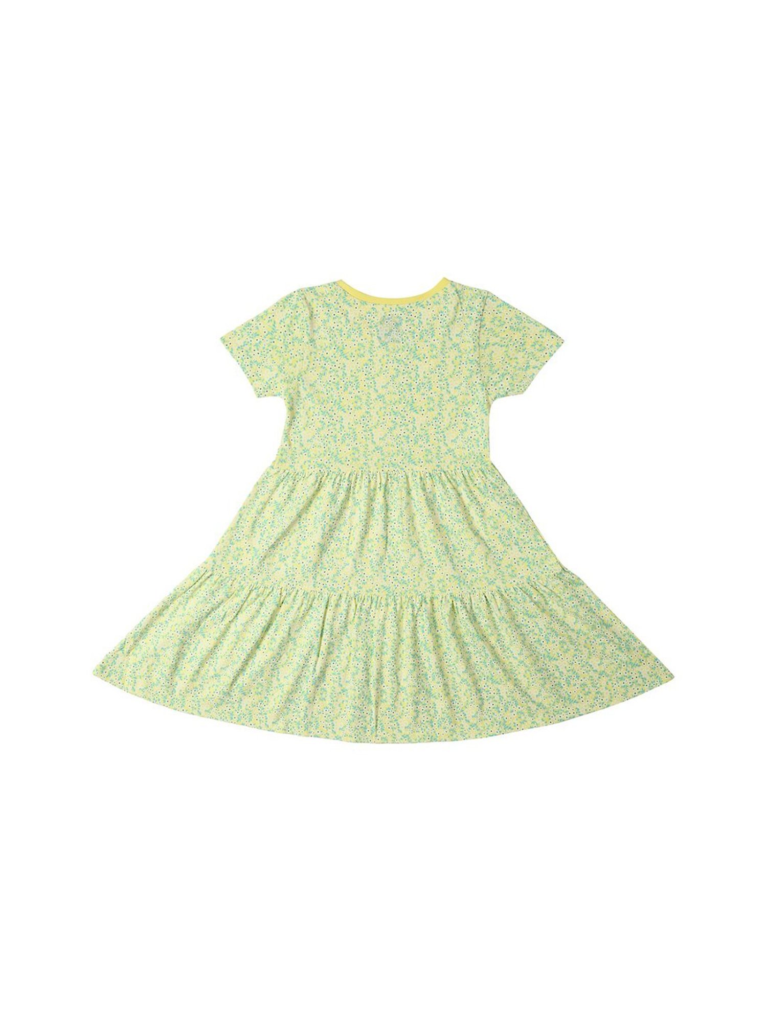 Allen Solly Junior Yellow Floral Print Frock