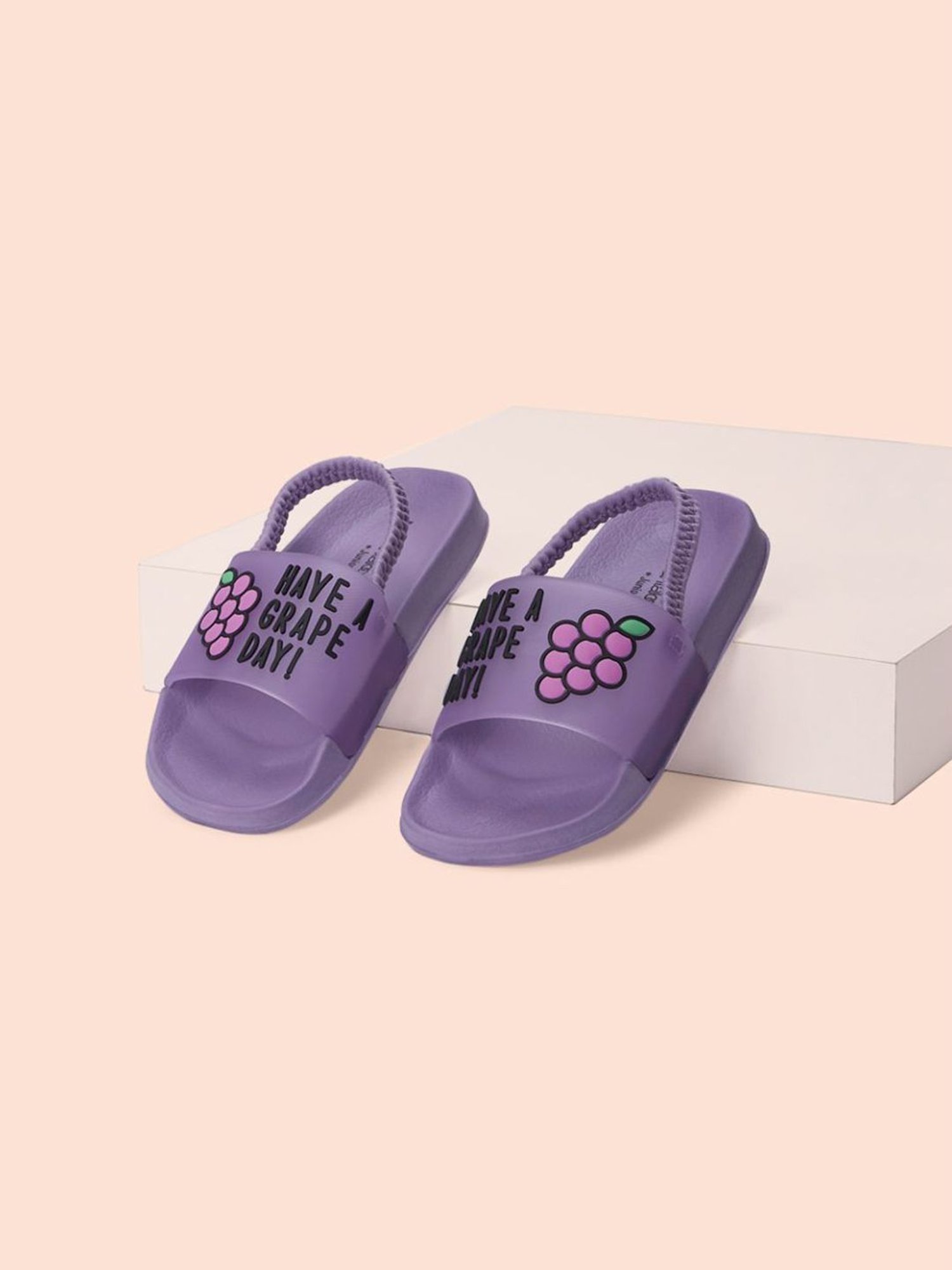 Pantaloons Junior Lilac Back Strap Sandals