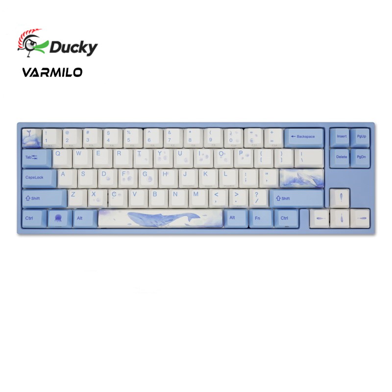 Ducky X Varmilo MIYA Pro Ergonomic Design,Cool Exterior 68 Keys Type-C Cable Detachable Mechanical Gaming  Keyboard For Office And Game- Chinese Hua Dan Verison( No Backlit)