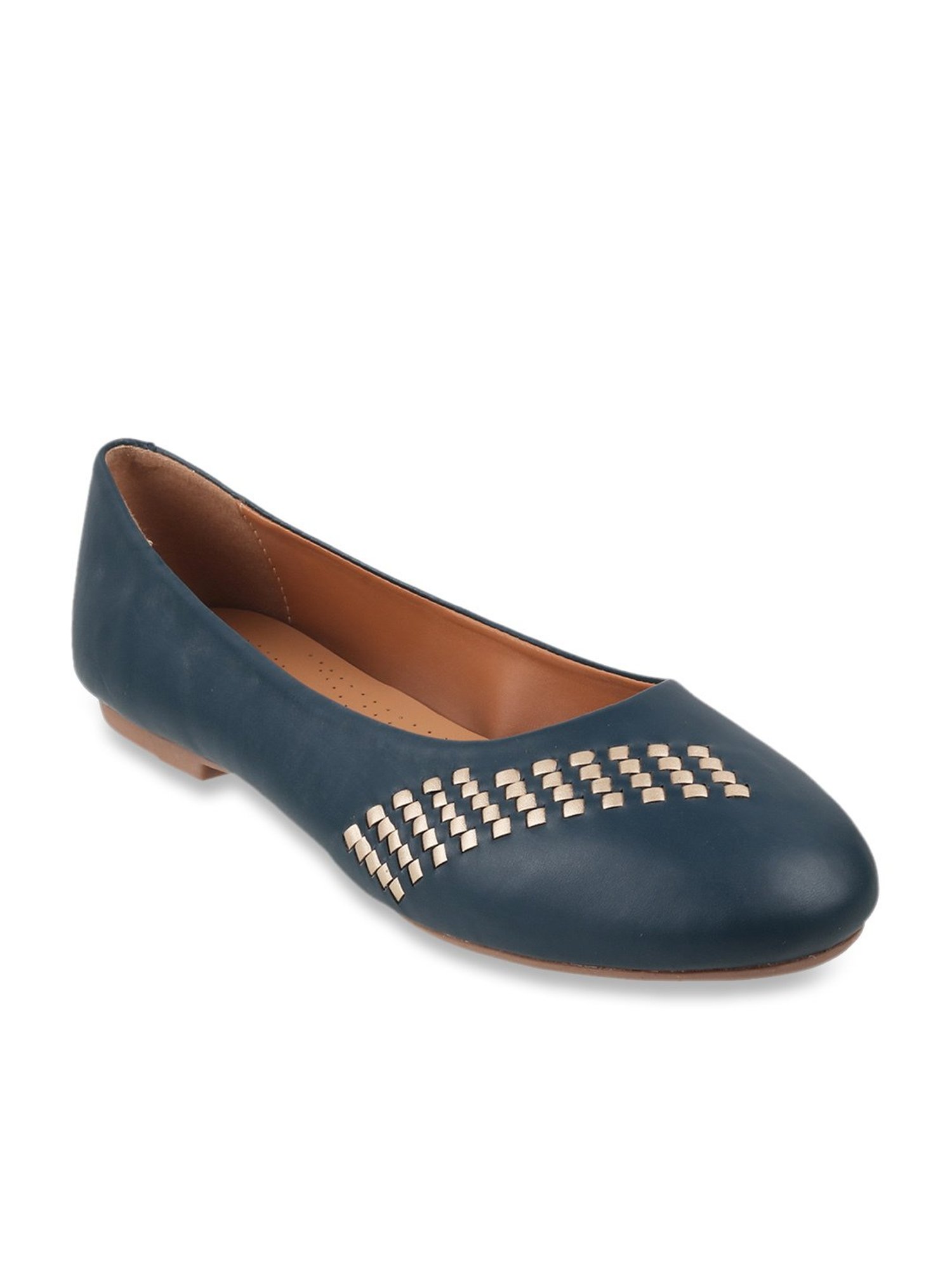 Metro Women's Teal Blue Flat Ballets