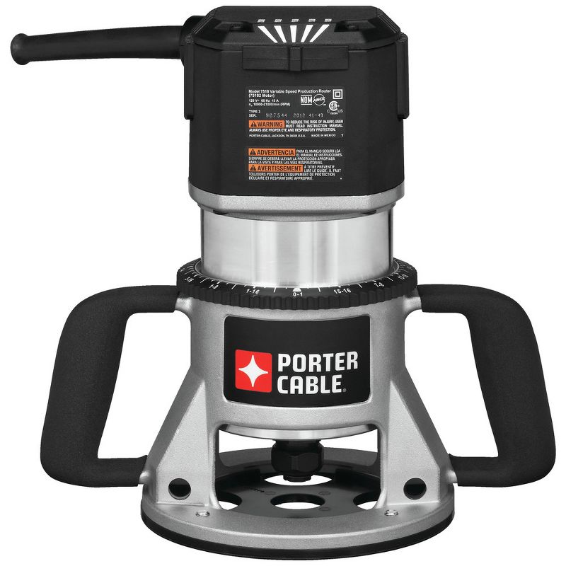 Porter-Cable 7518 Speedmatic 3 1/4 Peak HP Five-Speed Router