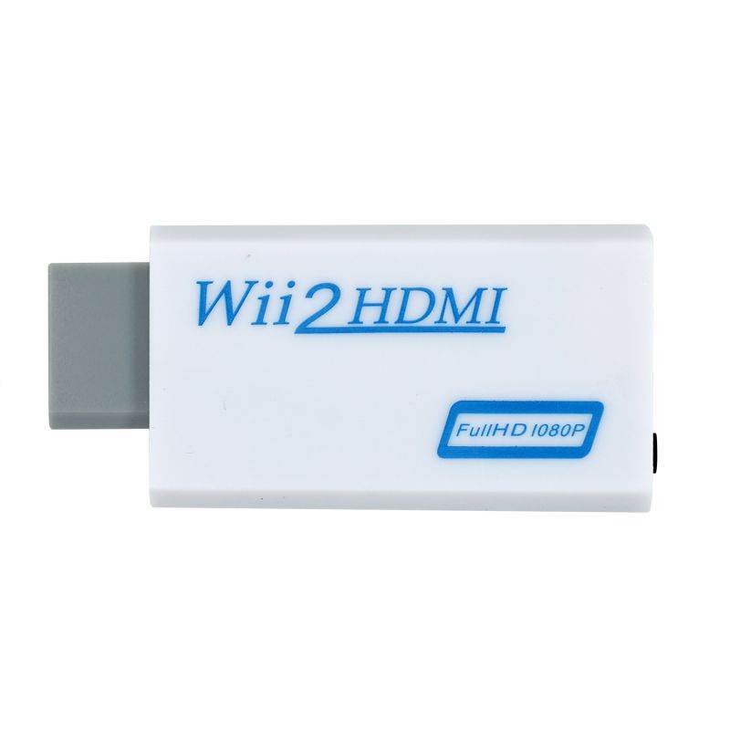 Wii To HDMI Converter Supports all Wii display modes (NTSC 480i 480p, PAL 576i)