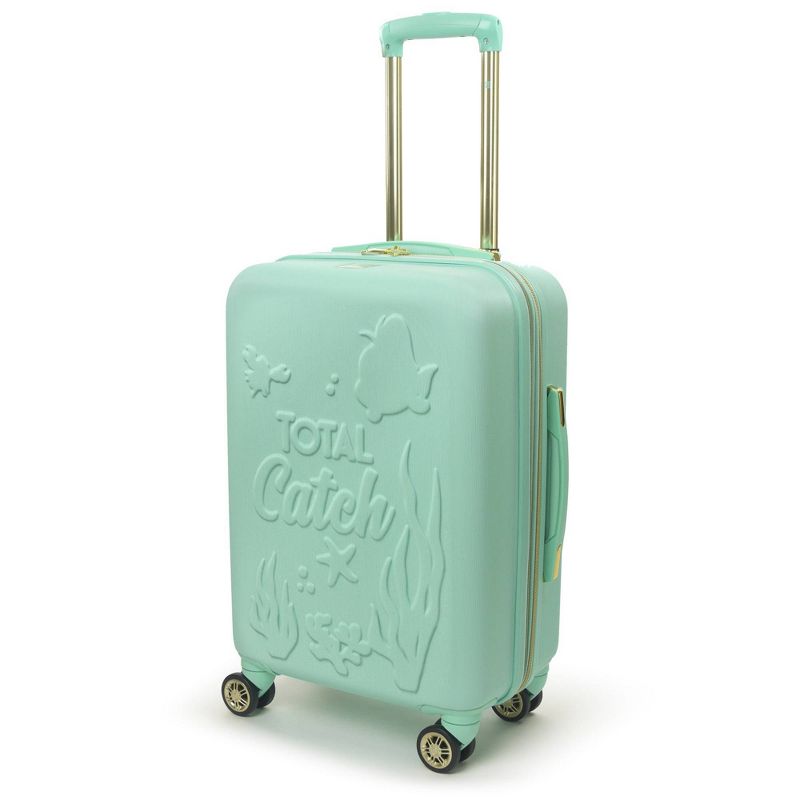 FUL Disney Princess Ariel The Little Mermaid 21" Carry On Hardside Spinner Suitcase - Teal