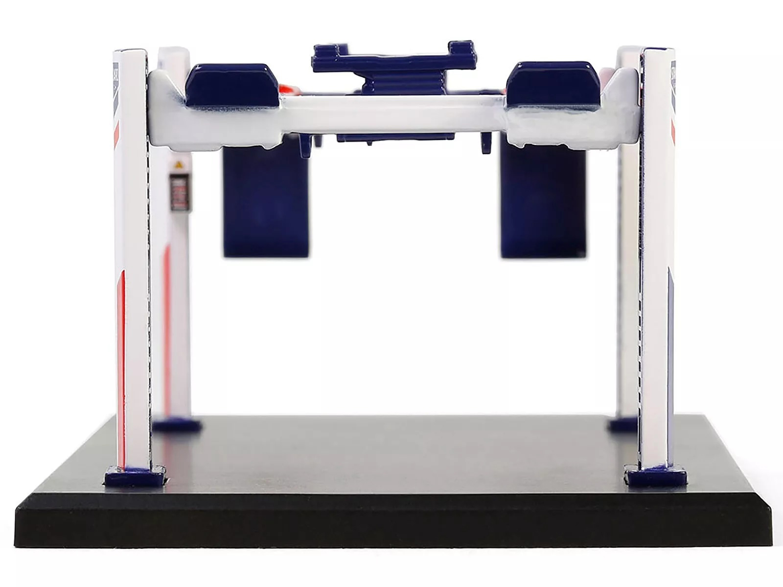 Adjustable Four-Post Lift "Standard Oil" Red White and Blue "Four-Post Lifts" Series 6 1/64 Diecast Model by Greenlight