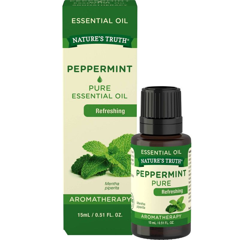 Nature's Truth Peppermint Aromatherapy Essential Oil - 0.51 fl oz