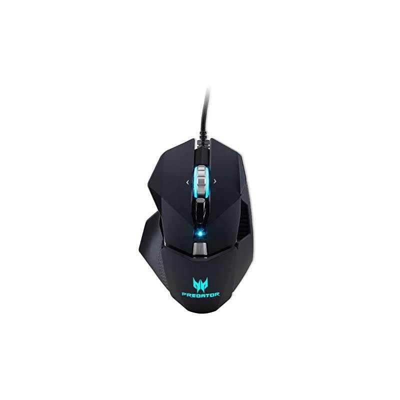 Predator Cestus 310 Gaming Mouse: 4200 On-The-Fly DPI - Breathing Backlit - 6 Button Design - Pixart 3519 Sensor - Black (PMW910)