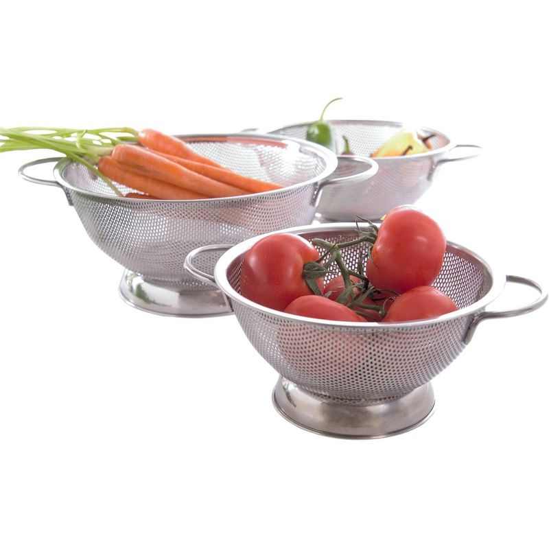 Tovolo Stainless Steel Perforated Colander Large (2.5qt) Silver