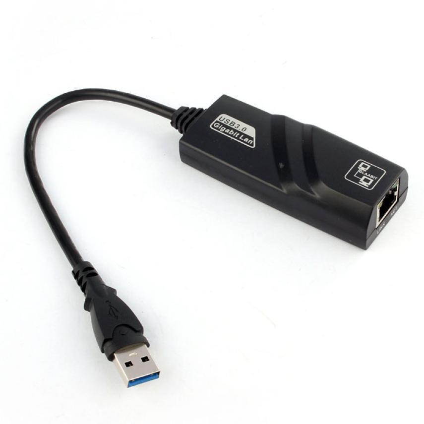 USB 3.0 Gigabit Ethernet Network LAN Adapter for Apple Macbook Air & PC Laptop