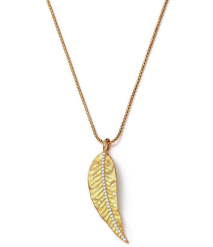 With Love Darling Ashok Leaf Necklace