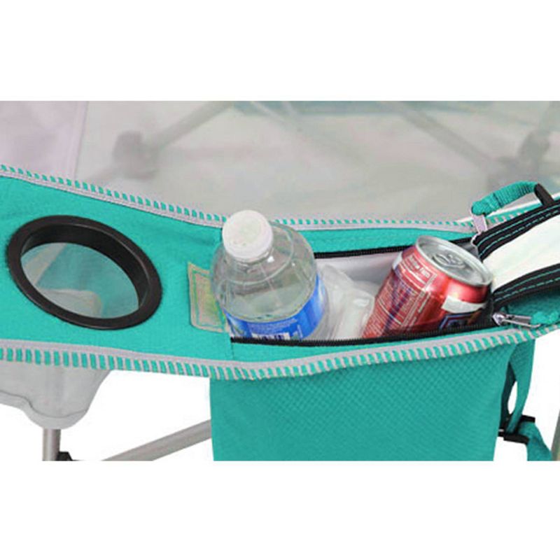 Kijaro Coast Beach Sling Chair with Cooler - Ionian Turquoise