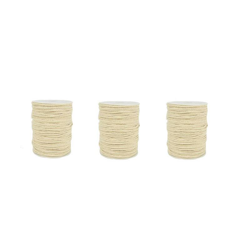 3ct 3ply/3mm 100m Natural Cotton Cording - Touch of Nature