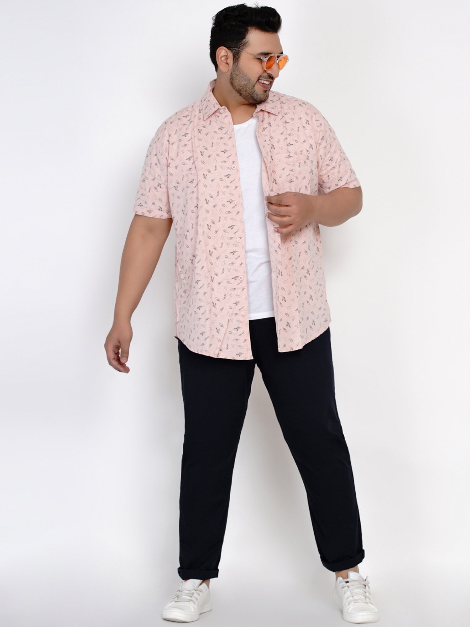 John Pride Navy Comfort Fit Chinos