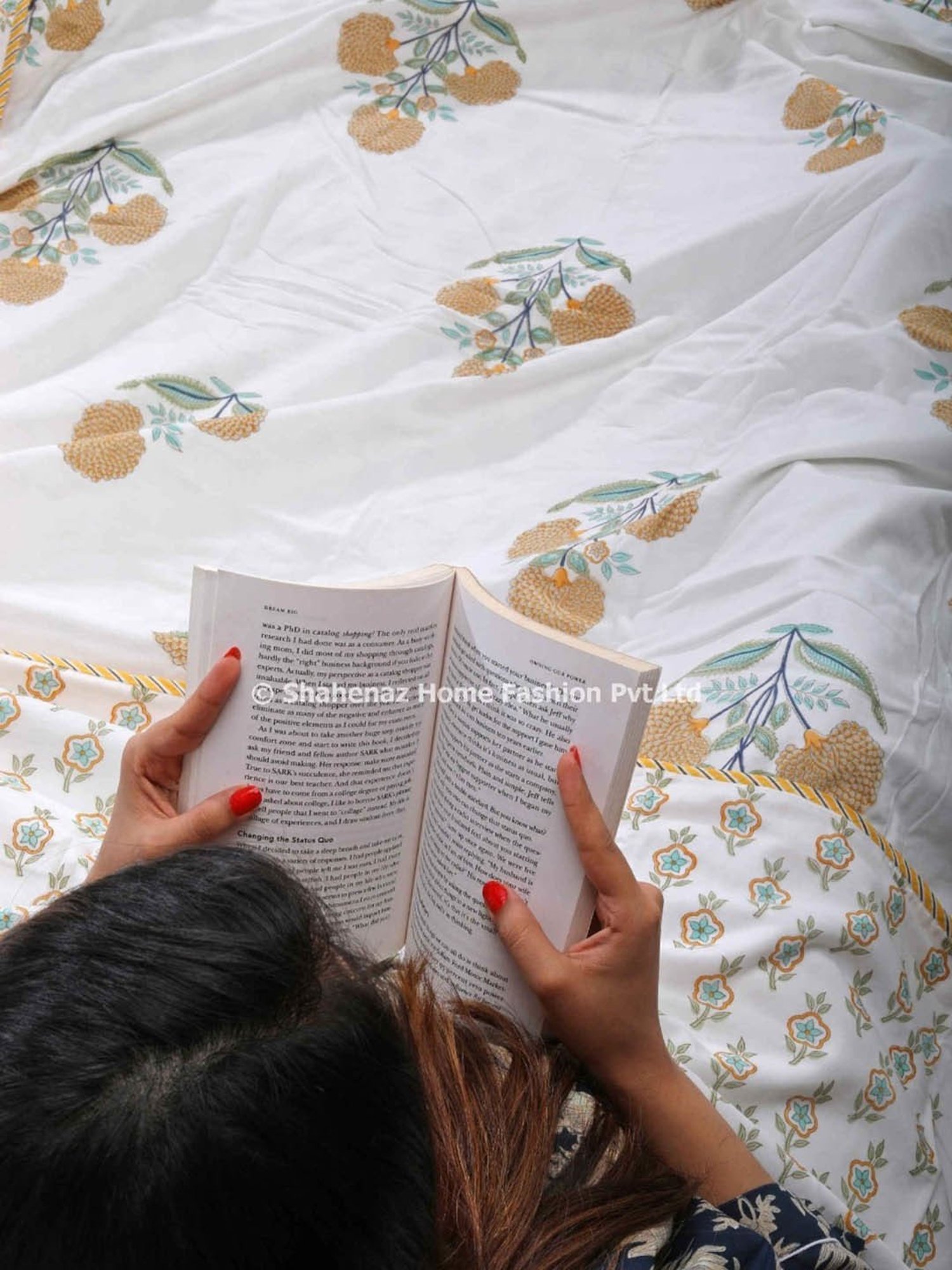 JaipurFabric Green Cotton 150 GSM Reversible Ac Dohar