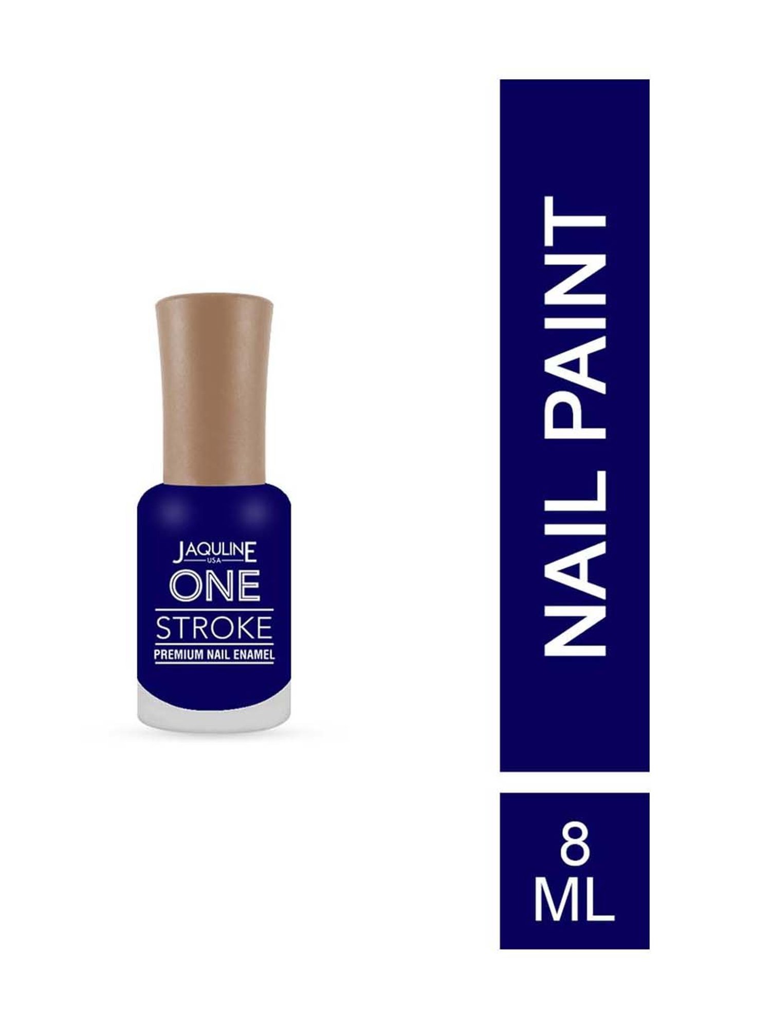 Jaquline USA One Stroke Premium Nail Enamel One Stroke Grey Hues - 8 ml