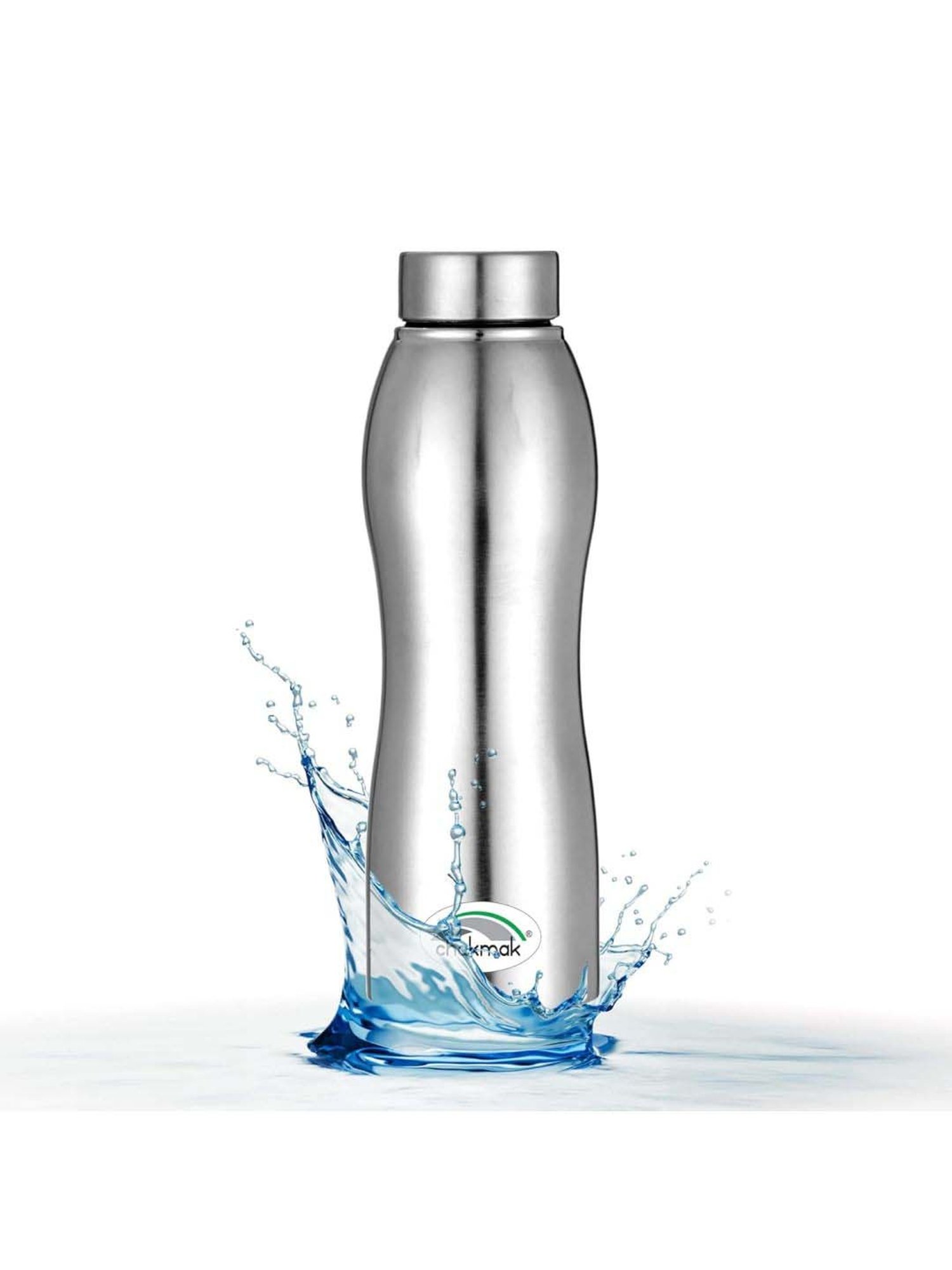 Chakmak Silver Stainless Steel Water Bottle