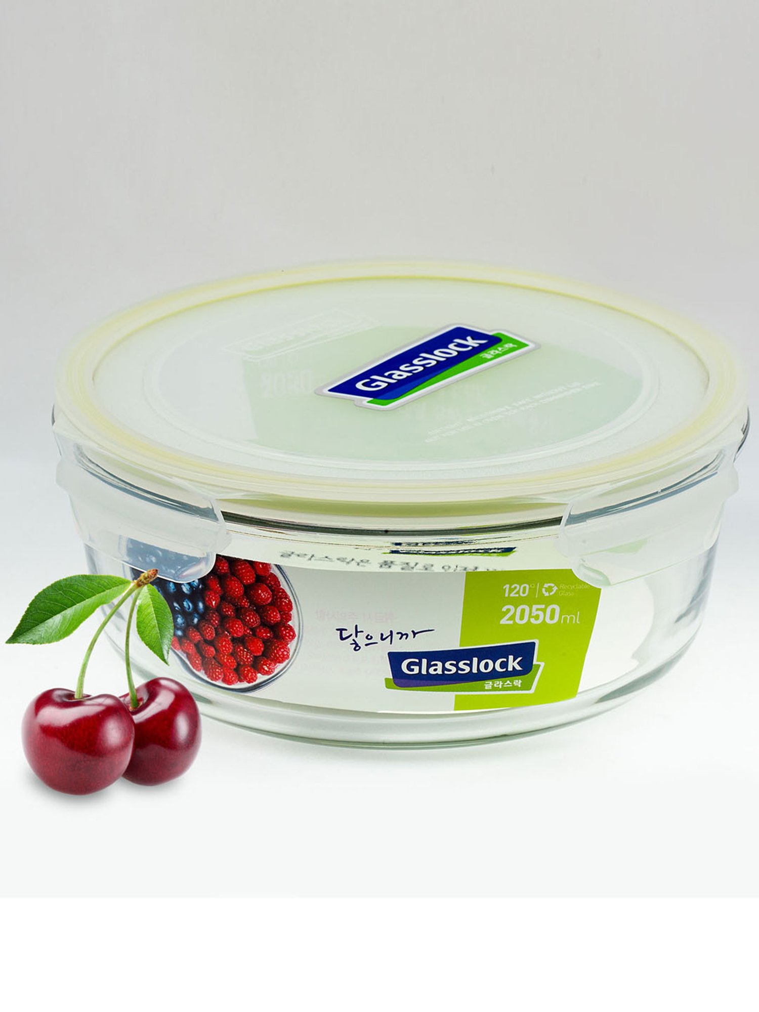 Glasslock Transparent Glass 2050 ml Jars and Container