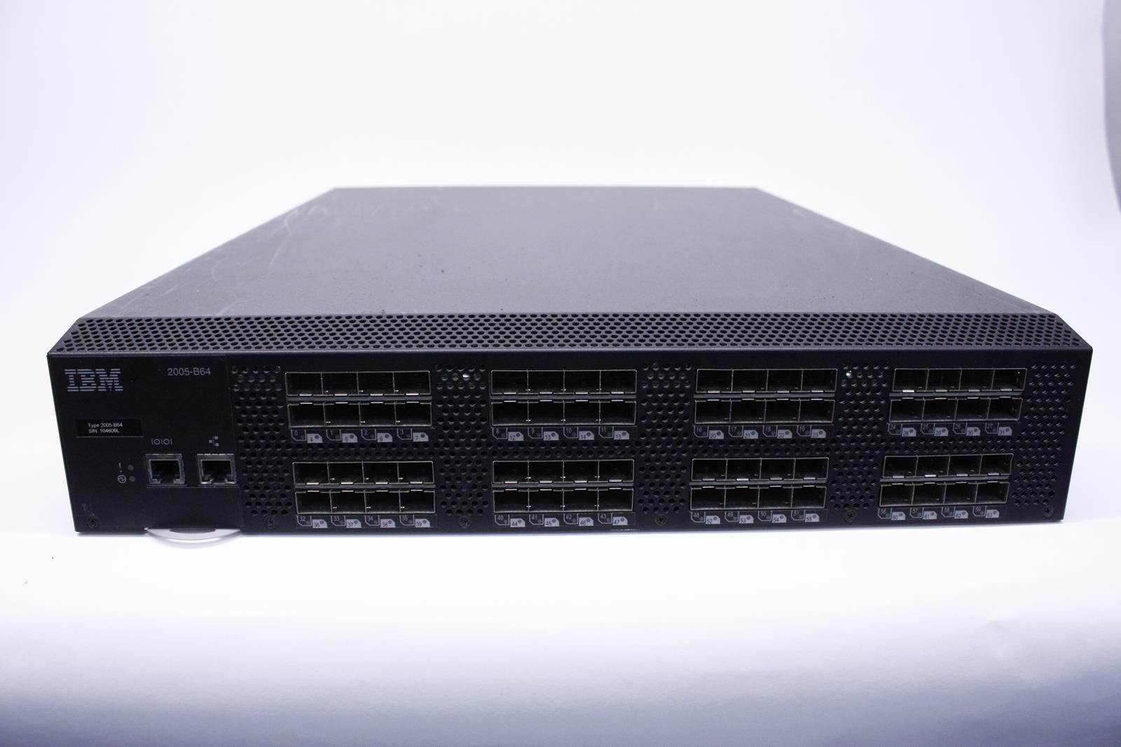 2005-B64 IBM 64-Port Fibre Channel SAN Switch (32 active ports)